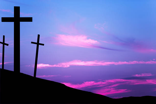 istock Easter. Crucifixion.  Three crosses on a hill. Good Friday.  Christianity. 508010146