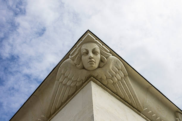 istock Angel silhouette against the sky 508010192