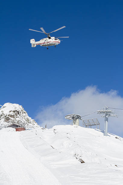 ski resort in the mountains