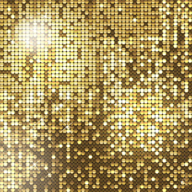 golden background golden background of sparkling sequins sequin stock illustrations