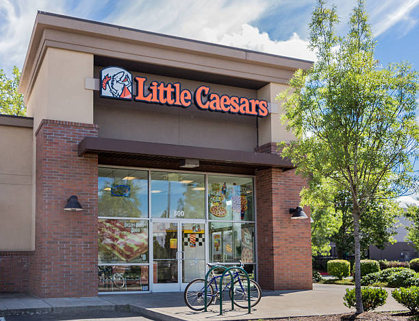 Little Caesars Pizza stock photo