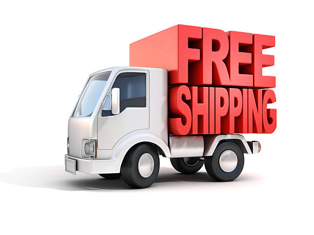 istock delivery van with free shipping letters on back 508013341