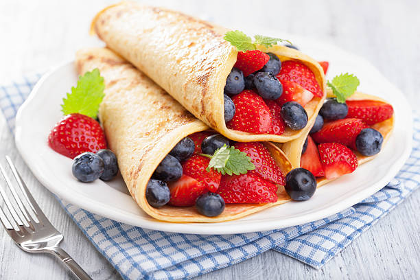 istock pancakes with strawberry blueberry 508013371