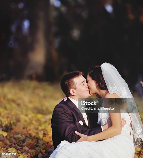 Newlywed Caucasian Young Couple Stock Photo - Download Image Now - Adult, Adults Only, Beautiful People