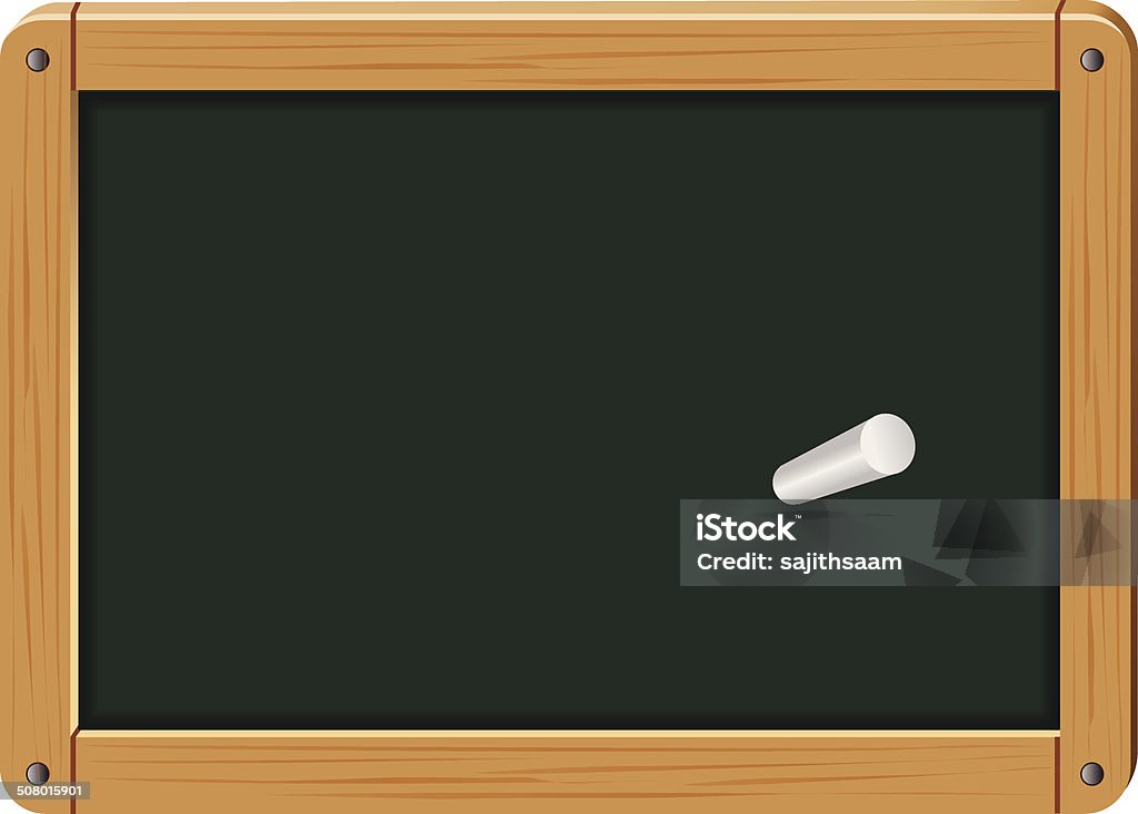 Chalkboard - clipart vectoriel de Ardoise - Objet manufacturé libre de droits