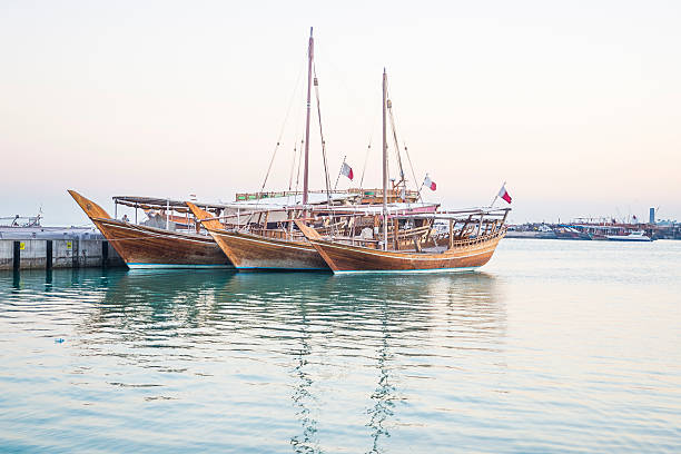 istock Traditional Boats  - Doha , Qatar 508022540