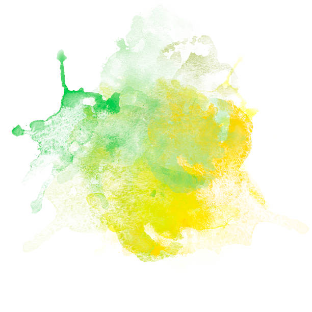 istock Design of Green and Yellow Watercolor Splash for various decor. 508023214