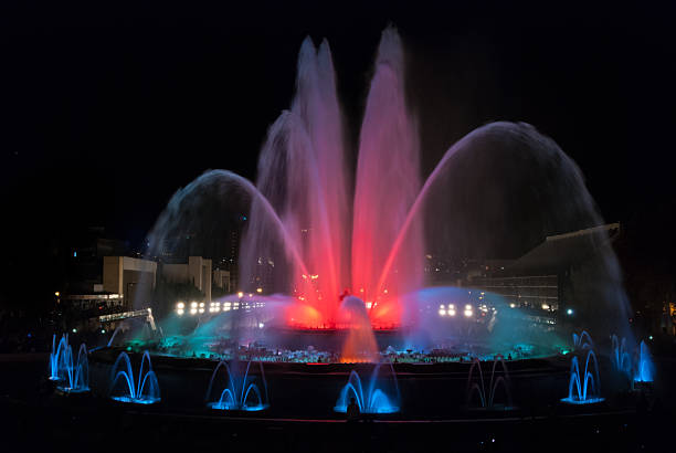 istock Night time in Barcelona, Spain at the magic fountain. 508023568