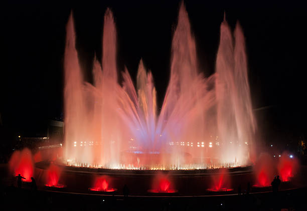 istock Night time in Barcelona, Spain at the magic fountain. 508024308