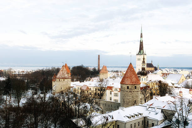 istock Panoramic view of Old Tallinn. Estonia 508024618