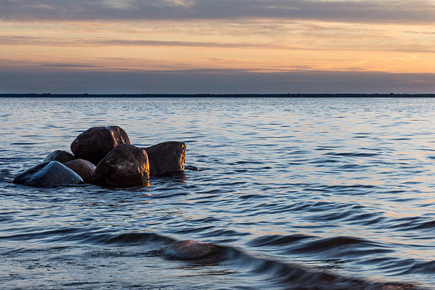 istock Beautiful summer sunset in the river. Evening HDR image 508025874