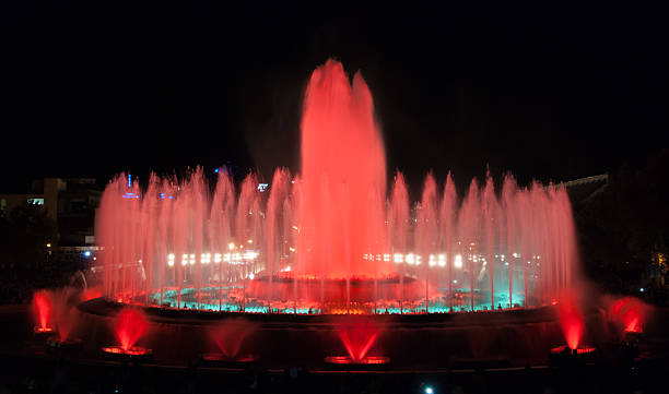 istock Night time in Barcelona, Spain at the magic fountain. 508026792