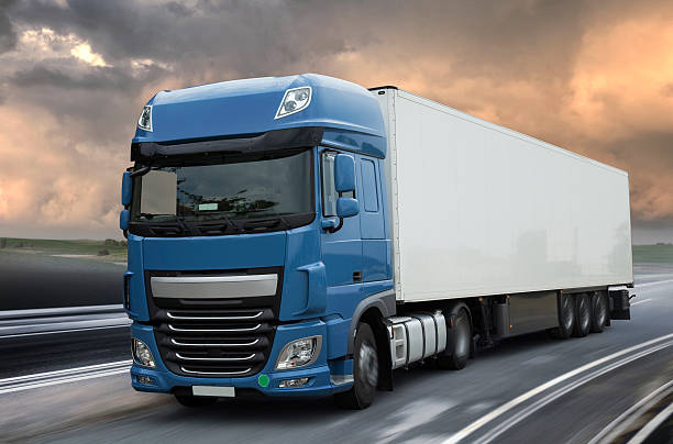 istock Blue Lorry big truck 508026802