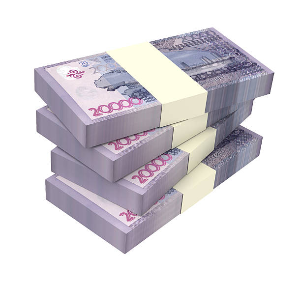 istock Kazakhstan tenge bills isolated on white background 508031720