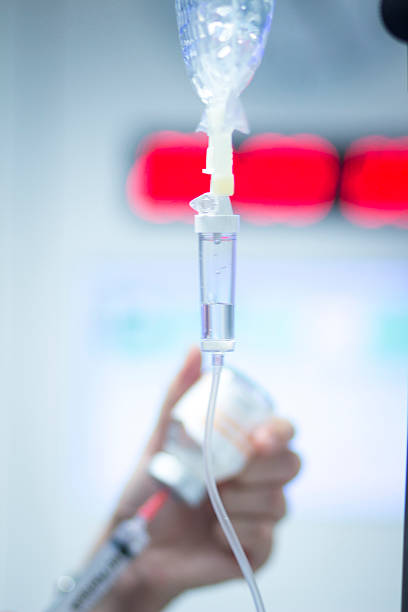 istock Hospital surgery operating room drip 508031788