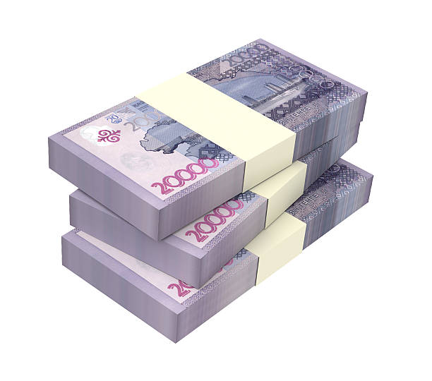 istock Kazakhstan tenge bills isolated on white background 508033052
