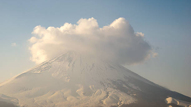 istock Fuji mountain with show covered on Top, close up, Japan 508034368