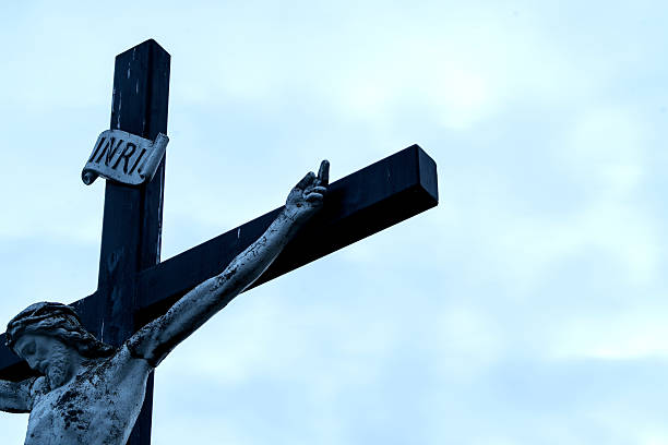 istock Religious monument - Jesus on the cross 508034784