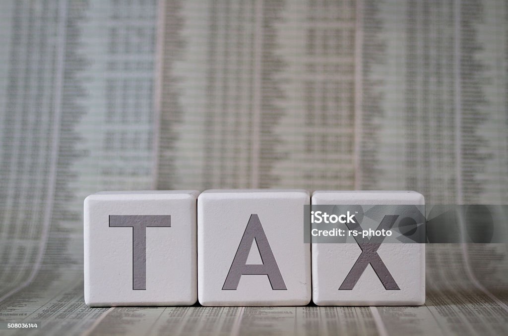 TAX Tax Stock Photo