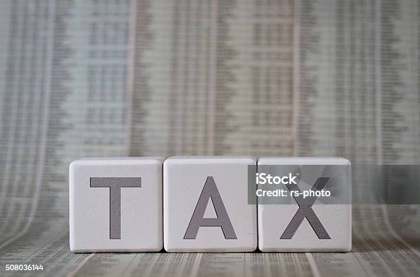 Tax Stock Photo - Download Image Now - Tax, Tax Form, Business Finance and Industry