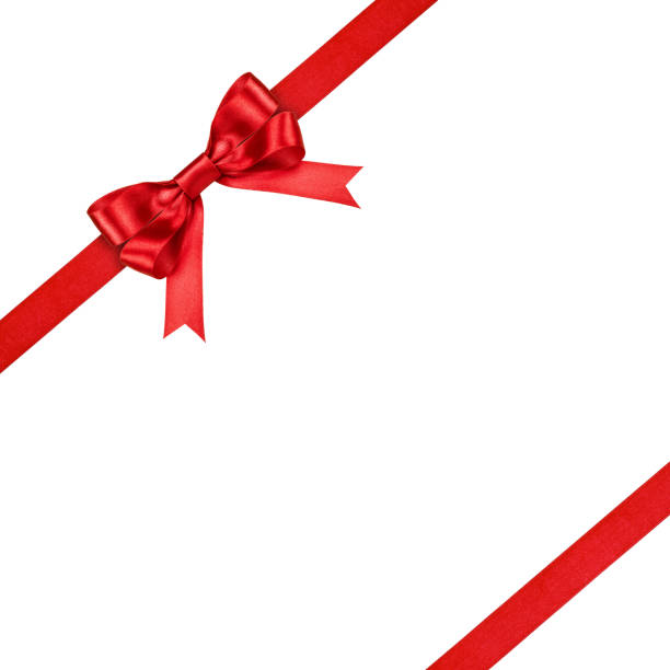 istock red ribbon with bow on isolated white background 508044977