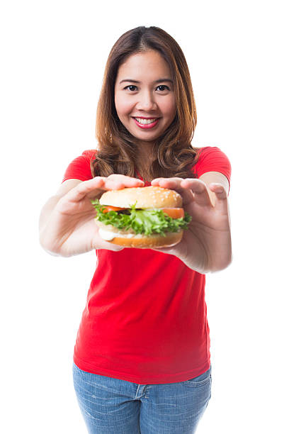 hamburger stock photo