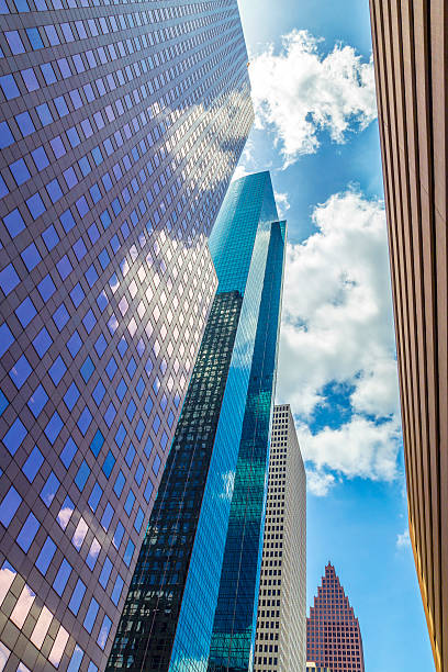 istock facade of skyscraper in downtown Houston 508046087