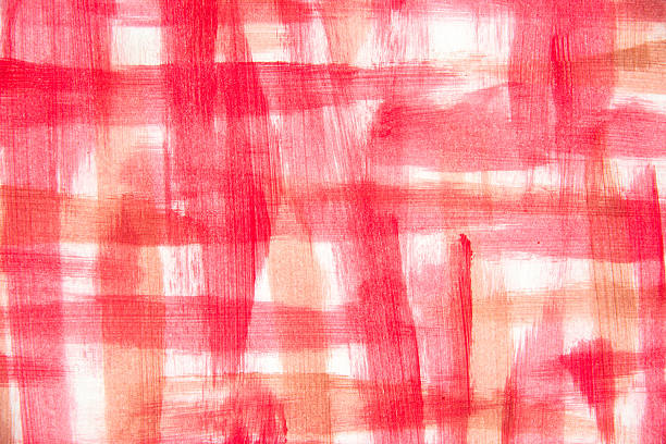 Homemade checkered background in red