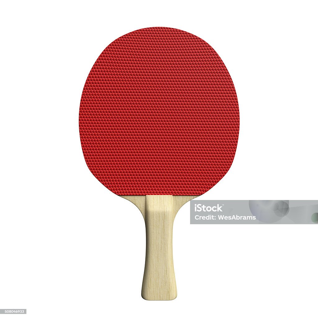 Ping Pong Paddle 3d illustration of a ping pong paddle Table Tennis Racket Stock Photo