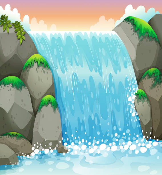 Water Falling Graphics 1,300+ Water Falls Clip Art Stock Illustrations, Royalty-Free Vector ...