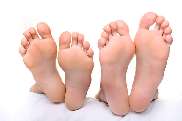 istock Female legs and male legs. 508050985