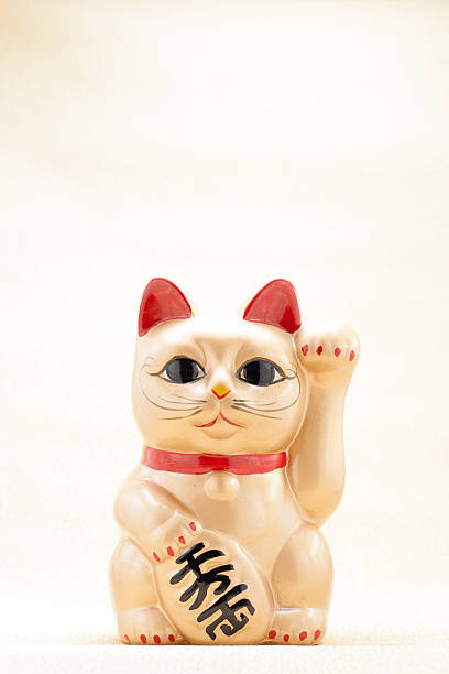 istock Japanese beckoning cat also known as maneki neko 508051871