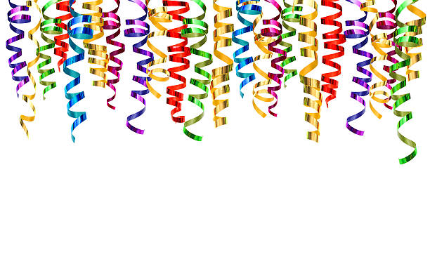 istock Serpentine streamer. Carnival party decoration 508053400