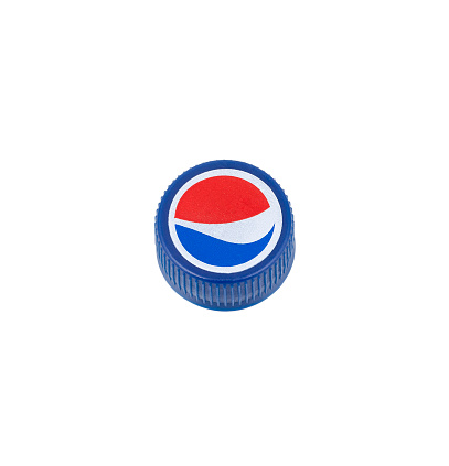 Kragujevac, Serbia - January, 20th 2016: Pepsi Cola cap, Pepsi Cola company produce drink for refreshes