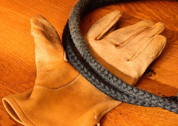 istock Cowboy leather gloves 508054210