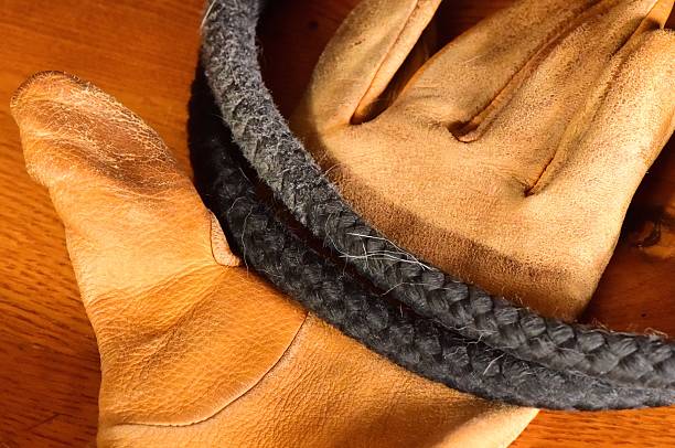 istock Cowboy leather gloves 508054454