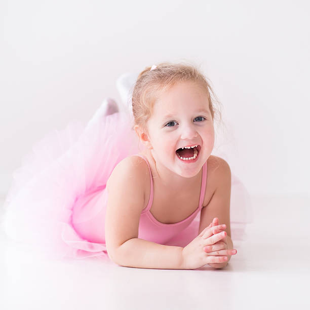 istock Little ballerina in pink tutu 508061964