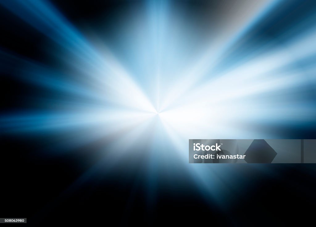 Starburst Blue Light Beam Abstract Background Abstract Stock Photo