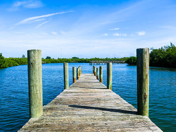 istock Long dock over the ocean in Florida 508065378
