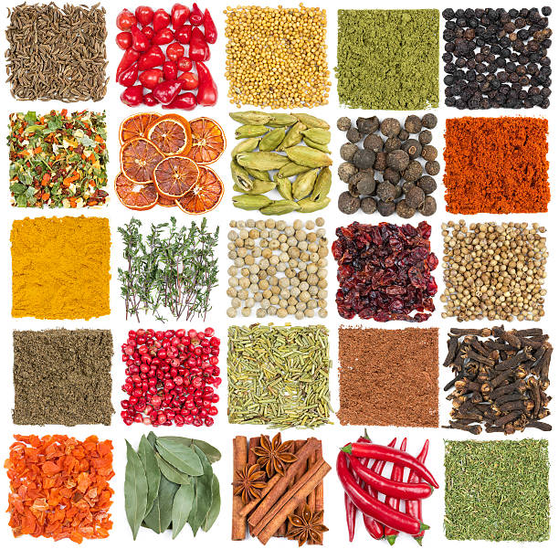 istock Set of spices isolated on white 508070247