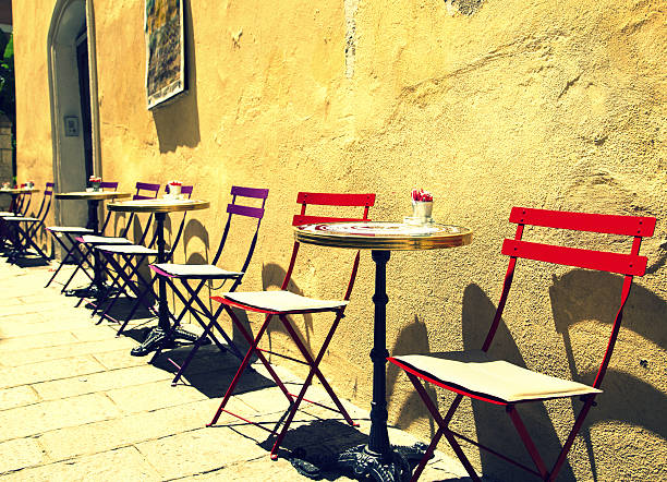 Table and chairs from above.