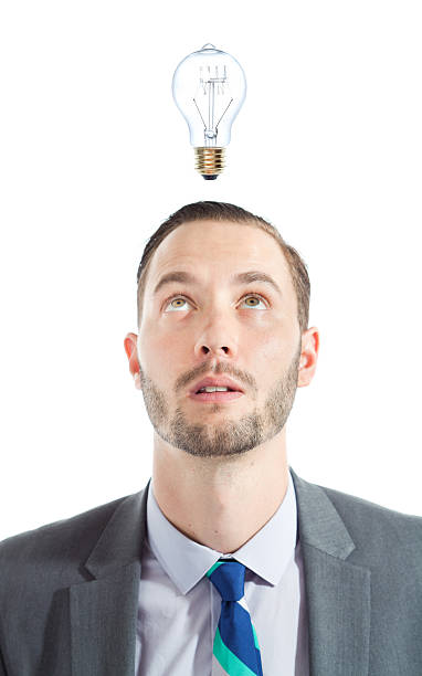 istock Businessman Looking for a New Creative Idea on White Background 508072249