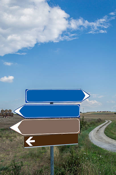 istock Blank sign in Tuscany, Italy 508072375