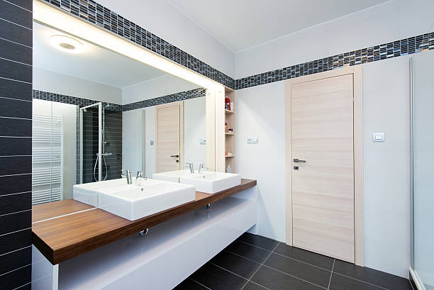 istock bathroom in modern apartment 508072769