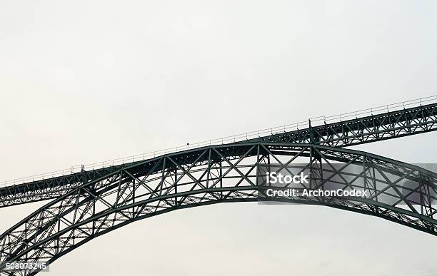 Middle Of Gray Railway Arch Bridge Stock Photo - Download Image Now - Arch - Architectural Feature, Architecture, Below