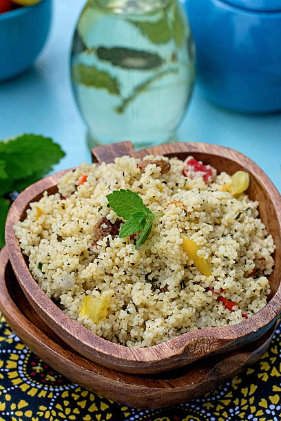istock Arabian salad with couscous tabbouleh 508073569