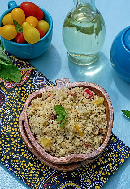 istock Arabian salad with couscous tabbouleh 508073573