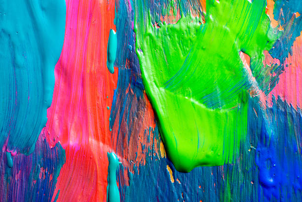 istock Abstract art background. Hand-painted background 508075223
