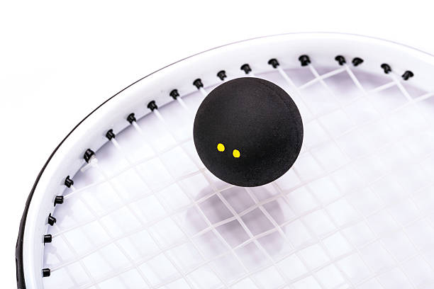 raquetes de squash e bolas - squash racket - fotografias e filmes do acervo