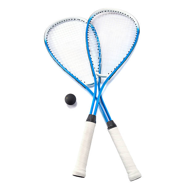 스쿼시 라켓 및 공 - squash racket 뉴스 사진 이미지